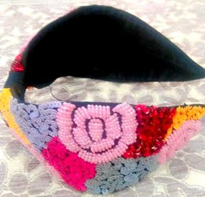 Sequin Floral Headband