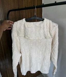 Hooded Knit Cardigan