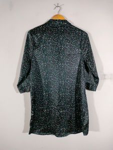 Black Printed Night Wear (Women&#39;s)