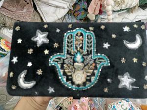 Embroidered Hamsa Jewellery Box