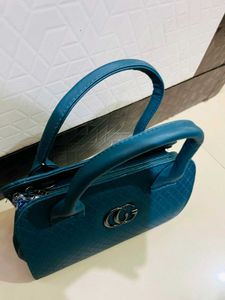 Teal Quilted Satchel Bag New With Tag