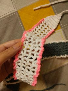 Crochet mesh Headband 🎀✨