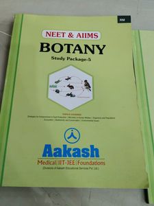 Botany Akash Material (Pack Of 3 Books)