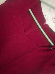 Chic Red Peplum Dress