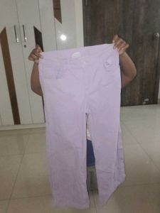 Lilac Corduroy Pants
