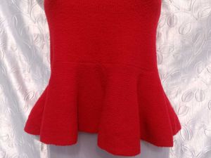 Y2k Red Peplum Sweater ♥️