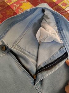 Light Blue Distressed Jeans