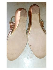 Women Golden Heels