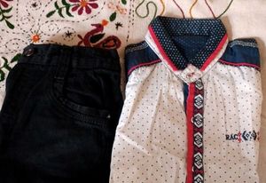 Boys Shirt Jeans Set