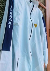 White And Blue Tracksuit