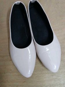 Pale Pink Pointed Toe Flats