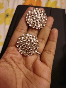 Strictly No Swap And Coin Kundan Earring