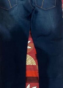 Blue Skinny Jeans In Perfect Condition