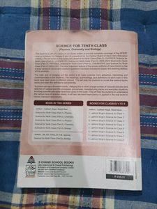 Class 10th Chemistry Book