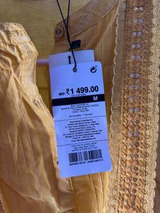 Max Yellow Kurti - Size M
