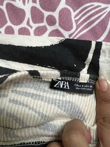 Zara Chic Patterned Mini Dress