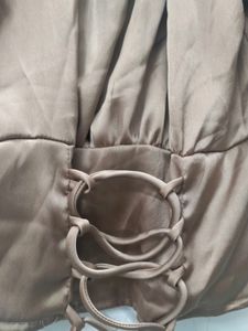 Satin Cream Top
