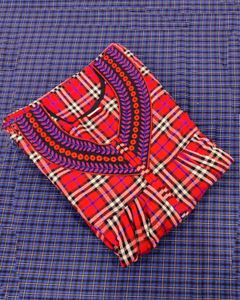 Red Plaid Nighty Cotswool Winter