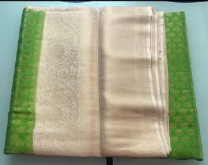 3Combo Offer Orange Saree,Parrot Green&amp;Brownsaree