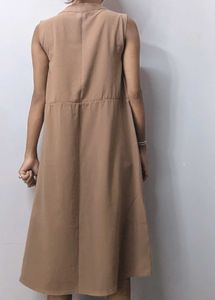 Khaki Mid Dress