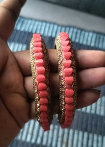 Coral Bangle Set