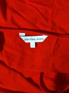 Red Calvin Klein Dress