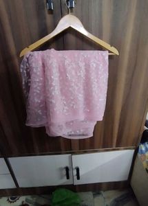 Pink💕 Saree Fabric 6 Meter