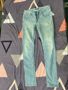 Flying Machine Light Blue Denim Skinny Fit Size 30