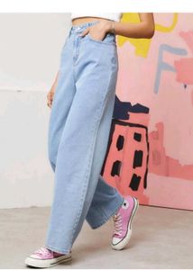 Light Wash Wide Leg Jeans