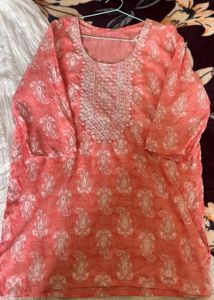 Elegant Printed Kurti and plazo set