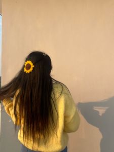 sunflower hairclip