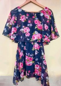 Floral Cape Top