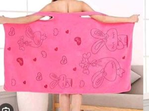 Soft Microfiber Bath Towe with Shoulder Strap