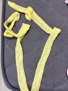 Sassafras Yellow Polka Dot Mini Dress