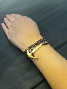 Gold Anchor Bracelet