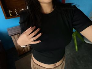 Black Casual T-Shirt