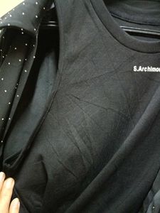 Stylish Black Patterned Jacket 10/10