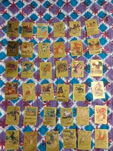 Golden Pokemon Card Collection