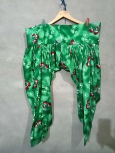 Green Floral Kurta Salwar Suit