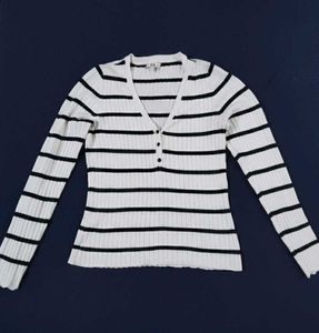 Striped Long Sleeve Top