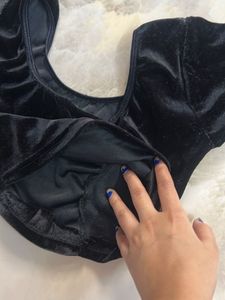 Black Velvet Blouse 👚