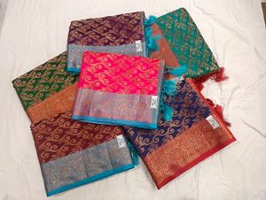 Assorted Colorful Silk Sarees