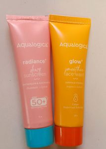 Aqualogica Combo Of 2 Face Wash And Sunscreen
