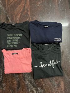 Zudio T-shirt Combo For Woman