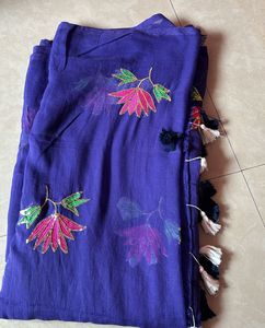 New Beautiful Purple Saree