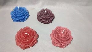 Rose Flower Candles 1 piece lavender fragranc