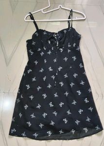 H&amp;M Butterfly Print Mini Dress