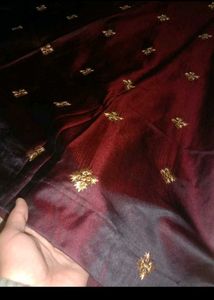 Elegant Brown Embellished Anarkali