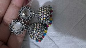 Boho Jhumka Earrings
