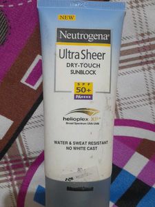 Neutrogena Ultra Sheer Sunblock SPF 50 PA++++